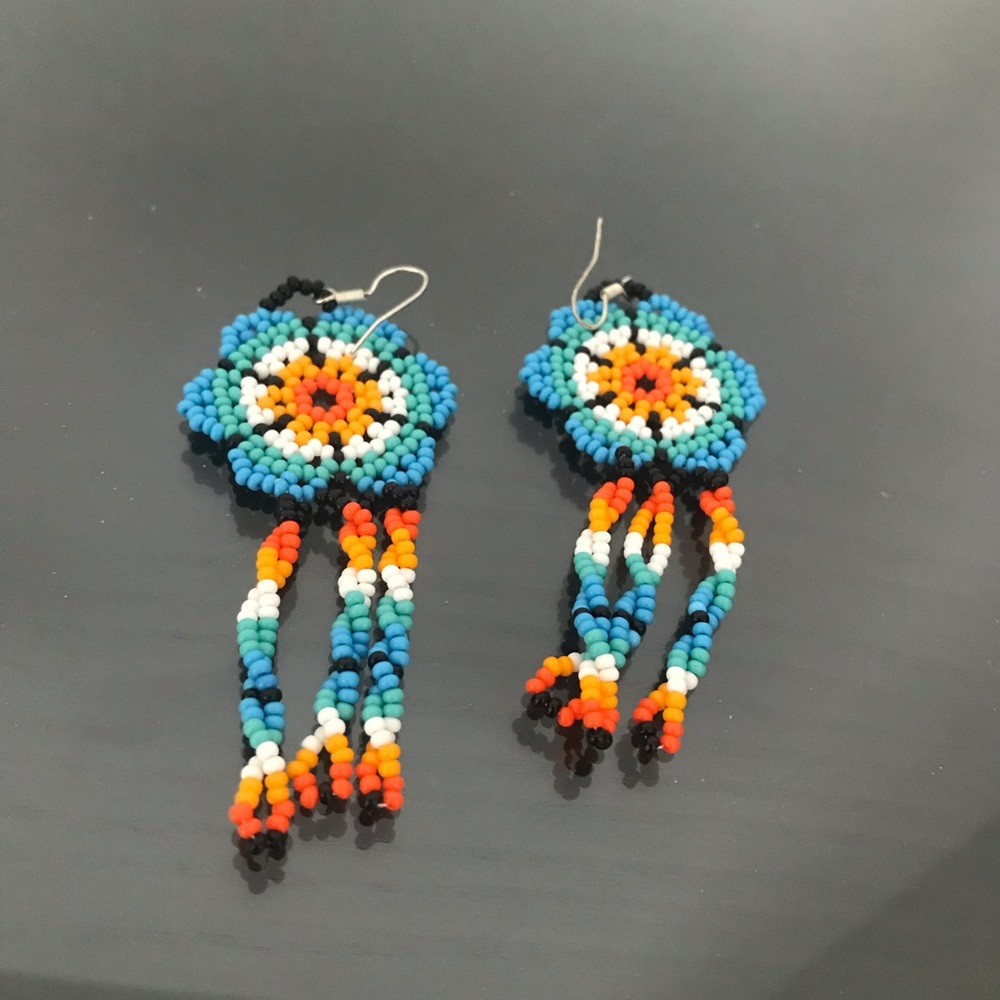 Handmade beaded earrings - Los Cabos